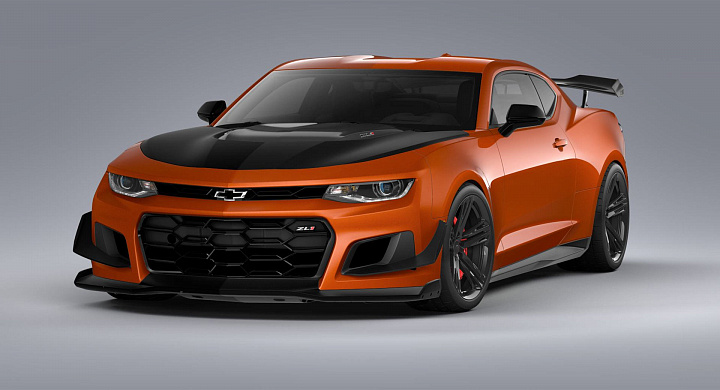 Передний бампер Camaro 6 ZL1 1LE 2016-2019