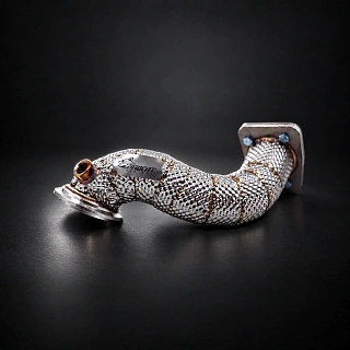 Даунпайп A14NET Heat Shield